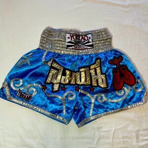 YOKKAO SATIN THAI BOXING SHORTS, MED